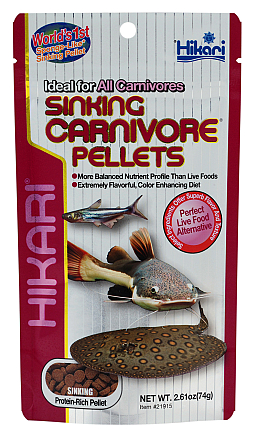 Hikari Tropical Sinking Carnivore pellets 74 gr