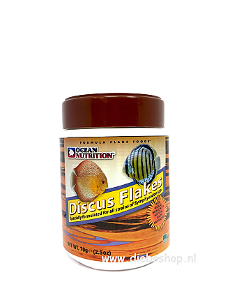 On Discus Flakes