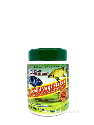 On Cichlid Vegi Flakes