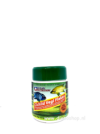 On Cichlid Vegi Flakes