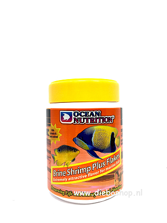 On Brine Shrimp Plus Flakes