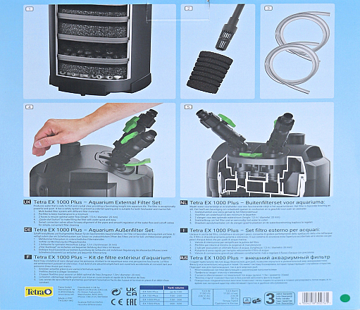 TETRA BUITENFILTER EX 1000 PLUS