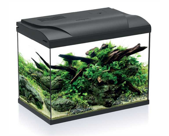 HS Aqua aquarium Platy 50 LED Zwart